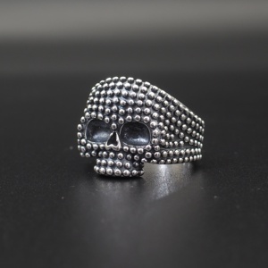Bague pour homme en argent 925 avec crâne <span class=keywords><strong>de</strong></span> conception privée spéciale - Product Image 5