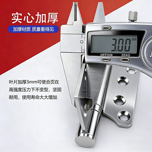 บานพับสแตนเลส 304 ยี่ห้อ Nameheng แบบเงียบสำหรับประตูไม้ - Product Image 3