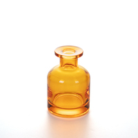 Bouteille vide de diffuseur d'arome d'aromathérapie d'huile essentielle de luxe de couleur dégradée bouteille de diffuseur de parfum de roseau en verre avec des bâtons de roseau
