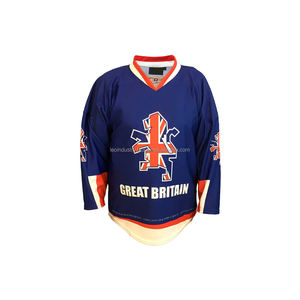 Maillot de hockey sur glace personnalisé, vêtements de hockey pour jeunes, bon marché, haute qualité - Product Image 2