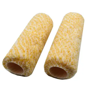 Special material polyamide yellow and white roller sleeve European paint roller cover