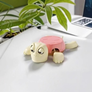 Sous-verre tortue avec expression amusante lorsqu'on pose un verre sur son dos - Entièrement coloré - Cadeau amusant pour un amateur de tortues - Product Image 6