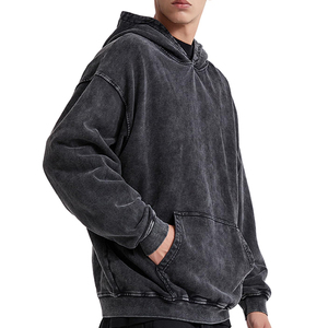 Wholesale Apparel Casual Clothing Men Loose Fit Hoodie for Street Wear Fashion Personalized Design Long Sleeve Men <b>Hoodies</b> - Product Image 2