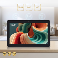 Nueva Tableta Android Comercial AT101X RK3566 de 10.1 Pulgadas para Montaje en Pared, Pantalla Todo en Uno con WIFI y BT