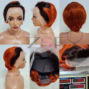 <span class=keywords><strong>Parrucche</strong></span> a buon mercato 13x4 Pixie Cut <span class=keywords><strong>parrucche</strong></span> anteriori in pizzo HD capelli umani brasiliano capelli vergini senza colla in pizzo - Product Image 3