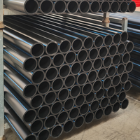 Tuyau d'irrigation haute pression HDPE PE100 DN75-DN150 anti-corrosion et écologique