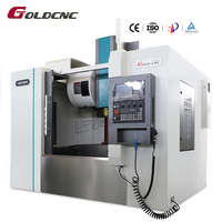 Centre d'usinage économique GOLDCNC VMC855 500x800mm avec système de commande CNC Fanuc, conique de broche BT40 pour le traitement de l'aluminium