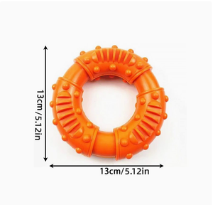 Donut Köpek Oyuncağı Aşınmaya Dayanıklı Isırmaya Dayanıklı Diş Kaşıma Halkası Orta Büyük Köpek Golden Retriever Can Sıkıntısını Giderici Evcil Hayvan Oyuncağı - Product Image 6