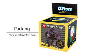 <span class=keywords><strong>Cubo</strong></span> de velocidad <span class=keywords><strong>Qiyi</strong></span> Qiheng de alta calidad y asequible, <span class=keywords><strong>Cubo</strong></span> de dodecaedro con diseño único, juguete de <span class=keywords><strong>cubo</strong></span> de rompecabezas para niños de carreras <span class=keywords><strong>3x3</strong></span> - Product Image 6