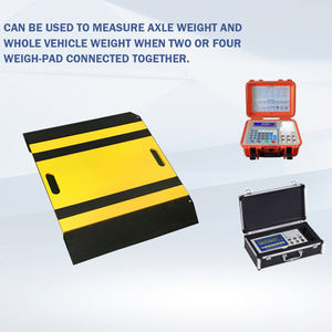 Scala di carico per asse dinamico Wireless 20T scala di carico integrata della ruota della stampante bilancia per asse LCD portatile - Product Image 6