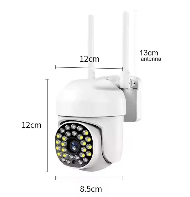 Kamera Cctv keamanan tanpa kabel, 1080p mendukung 2.4g Dual Band Wifi Ip Ptz kamera Yiiot Smart Home dalam ruangan