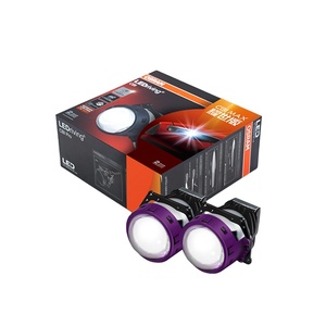 เลนส์ LED CBI 12V 6000K ไฟต่ำ 48w ไฟสูง 58w ไฟส่องสว่างยานยนต์ ไฟหน้า LED สำหรับรถเบนซ์ ชิป Osram เลนส์ 12v - Product Image 1