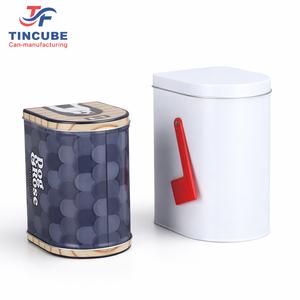 Caja de Metal con Forma de Buzón Creativa, Caja de Metal para Dulces, Galletas y Regalos, Lata de Almacenamiento Decorativa con Impresión Personalizada - Product Image 2