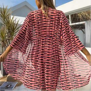 NEW Bikini Set Solid Color Prints Beach Wear Triangle Halter <strong>Swimsuit</strong> <strong>Women</strong> <strong>Skirt</strong> Swimwear Custom Ribbed Sexy 3 Piece Set - Product Image 3