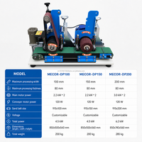 Machine à polir les métaux MECOR - Construction en acier au carbone et en acier inoxydable, haute rigidité, haute productivité, économie d'énergie
