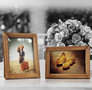 Khung Ảnh 5X7 Khung Ảnh Bằng Gỗ Rắn Và Hình Ảnh Hiển Thị Bằng Kính Độ Nét Cao Để Hiển Thị Trên Bàn Và Gỗ Treo Tường - Product Image 2
