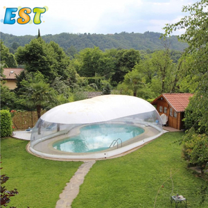 Copertura per Piscina Gonfiabile in PVC Trasparente Resistente del Produttore, Tenda a Cupola per Piscina Gonfiabile - Product Image 6