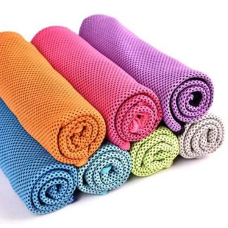Esun Custom Microfiber Fitness Sport GYM Ice Cold Cooling Towel Summer Sports Outdoor Travel Cold Towel