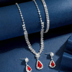 Collier en perles en forme de larme, collier à étoiles multi-couches pour femmes. - Product Image 3