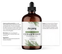 Huile essentielle de cèdre-4 Fl. Oz. -100% Naturel pur-Premium avec compte-gouttes-Convient pour l'aromathérapie et les diffuseurs