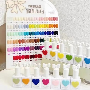 2024 New UV <b>Nail</b> <b>Gel</b> Polish <b>Set</b> LED Lamp Source Art Salon Use Bottle Packing Free Sample <b>Nail</b> Polish <b>Set</b> 58 Colors - Product Image 1