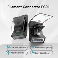 Conector de Filamento Negro SUNLU FC01, Fusionador de Filamento Fácil de Usar para Principiantes, Filamento PLA PC de 1.75mm, Materiales Plásticos PLA Soldables