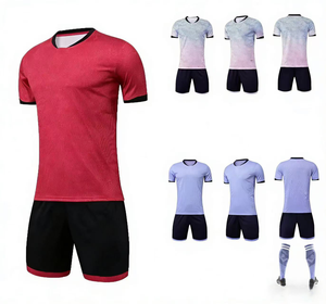 Kaos Sepak Bola Musim Panas Gaya Terbaru, Pakaian Olahraga Latihan Sepak Bola Custom, Bahan Spandex Katun - Product Image 1