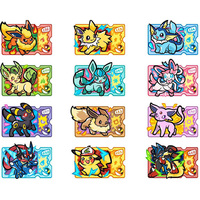 Boîte à billets en acrylique version GP Q, carte dorée Pokémon, mascotte, cadeau d'art, vente en gros chinoise, jeu de société, salle de diffusion en direct