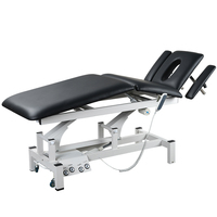 Table de traitement électrique de chiropratique médicale, lit de traitement électrique à 3 sections, lit de table de massage d'hôpital