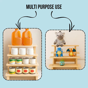 ที่จัดระเบียบโต๊ะทำงานไม้วอลนัทแท้ แข็งแรง ทนทาน ตกแต่งบ้าน สำนักงาน ใส่เครื่องสำอาง หนังสือ เครื่องประดับ ดีไซน์ทันสมัย สีปรับแต่งได้ รูปทรงสี่เหลี่ยมผืนผ้า - Product Image 2