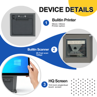 Terminal Punto de Venta Android Todo en Uno, Sistemas POS, Caja Registradora, Kiosco de Pago, Caisse Enregistreuse, Sistema de Punto de Venta, Máquina T6