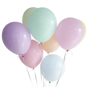 100 pièces 10 pouces Macaron bonbons couleur Latex ballons ronds mariage fête d'anniversaire mise en page ballons en caoutchouc pour anniversaire noël