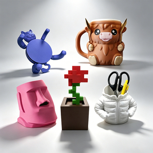 Ours imprimé en 3D sur mesure, résine d'impression FDM pour usinage, jouet WHALE-STONE, cadeaux d'anniversaire pour enfants - Product Image 3