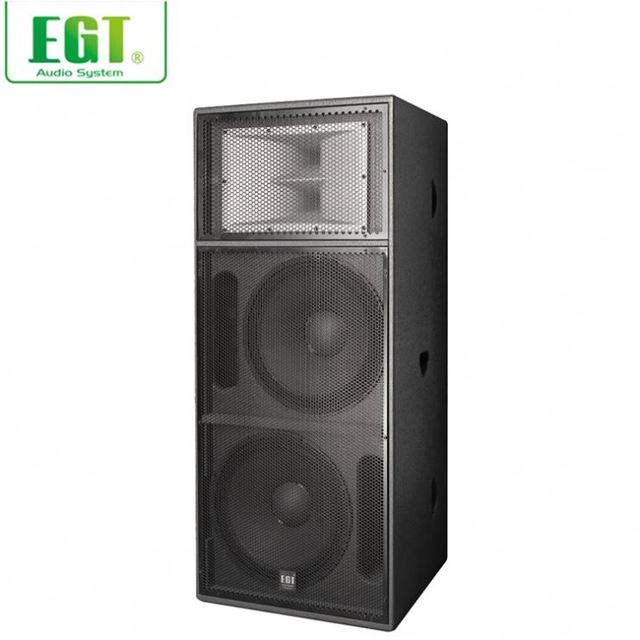 Excellent Quality Full Range 2 X15" 3-Way 4 Professional 800W Stage Passive Loudspeaker 40Hz-18KHz Frequency Range 134dB MAX SPL