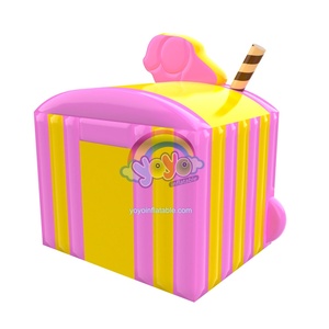 Quioscos inflables portátiles para puestos inflables a rayas, parques acuáticos, carnavales y venta de aperitivos en fiestas al aire libre. - Product Image 2