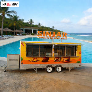 Carrito de Venta Móvil Personalizado, BBQ, Cocina Completa, Pollo Frito, Hot Dogs, Café, Remolque de Comida Rápida - Product Image 2