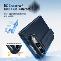 Étui pliable pour iPhone Duo avec protection d'écran intégrée 2-en-1, coque de protection avec dragonne et béquille LZ243