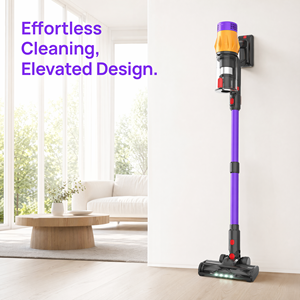 Aspirateur à main sans fil, moteur sans balais 650W, autonomie de 60 min, écran tactile LED, nettoyage humide et sec pour la maison - Product Image 3