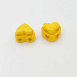 Sas thời trang hình trái tim dây khóa dây rút chuyển đổi <span class=keywords><strong>Stopper</strong></span> có thể điều chỉnh nhựa hai lỗ dây <span class=keywords><strong>Stopper</strong></span> - Product Image 5