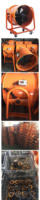 Ventilateur d'extraction portable de 800 mm, déplaceur d'air repositionnable, conçu pour la ventilation des chantiers et l'équipement de circulation d'air