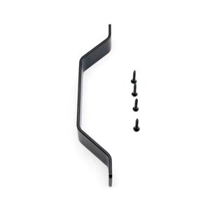 WEKIS BSCI OEM Factory Moderno Juego de Herrajes Empotrados para Puerta Corredera de Granero de 12 pulgadas, Diseño de Placa Trasera Plana, Negro Satinado, con Tirador - Product Image 2