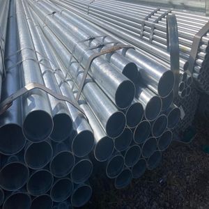 Tuyau rond en <span class=keywords><strong>acier</strong></span> galvanisé à chaud de 1,5 pouce 16 pouces Dn80 à paroi épaisse soudé pour <span class=keywords><strong>poteau</strong></span> d'éclairage, structure de forage pétrolier - Product Image 1