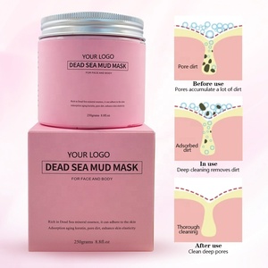 <span class=keywords><strong>Mascarilla</strong></span> Facial de Péptidos Rosados de Marca Privada OEM, 250G, Blanqueadora Herbal con Glutatión y Vitamina C, Cuidado de la Piel, Limpieza Profunda, <span class=keywords><strong>Detox</strong></span>, Barro - Product Image 6