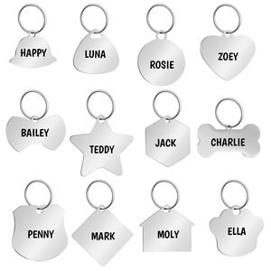 Custom <b>Engraved</b> Stainless Steel Pet ID <b>Tags</b> Corrosion-Resistant for <b>Dogs</b> and Cats - Product Image 4