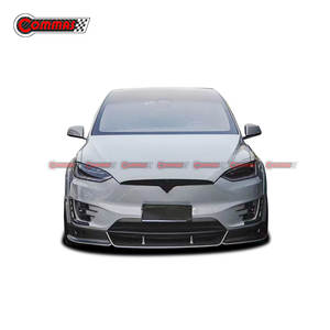Accesorios para vehículos, cubierta <span class=keywords><strong>de</strong></span> <span class=keywords><strong>motor</strong></span> <span class=keywords><strong>de</strong></span> fibra <span class=keywords><strong>de</strong></span> <span class=keywords><strong>carbono</strong></span>, difusor trasero, actualización <span class=keywords><strong>de</strong></span> labio delantero a Kits <span class=keywords><strong>de</strong></span> cuerpo ancho <span class=keywords><strong>de</strong></span> estilo superior para <span class=keywords><strong>Tesla</strong></span> Model X - Product Image 1