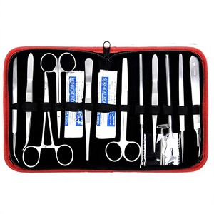 Kit de Disección Manual Avanzado de Marca Privada, 20 Piezas, para Estudiantes de Medicina, con Certificación CE e ISO, Instrumentos Quirúrgicos de Laboratorio, Agarre Quirúrgico General - Product Image 1