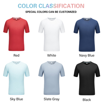 T-shirt de sport unisexe en nylon et élasthanne 180 g/m² de haute qualité, imprimé sérigraphié, séchage rapide, avec logo, pour homme