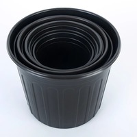 Pot Galon PE Tahan Lama Model Minimalis Tradisional untuk Pembibitan Tanaman, Penggunaan Lantai, Grosir