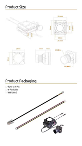 <b>RC</b> <b>Drone</b> Digital Video Transmission Kit: 1080P 90fps WiFi Camera System for Racing - Product Image 4