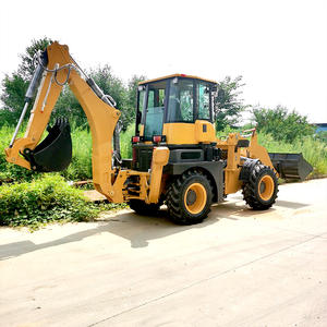 Barato retroexcavadora cargadora 4x4 retroexcavadora excavadora China pequeña mini retroexcavadora excavadora - Product Image 3